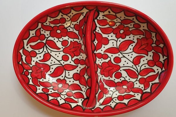 Oval 'Zeit & Zaatar' dish (20cm) - various colours