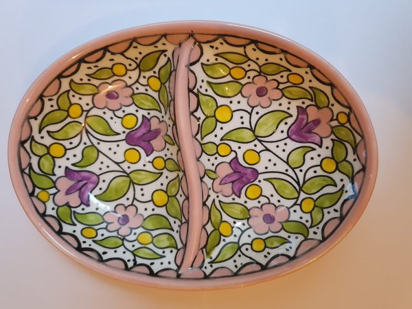 Oval 'Zeit & Zaatar' dish (20cm) - various colours