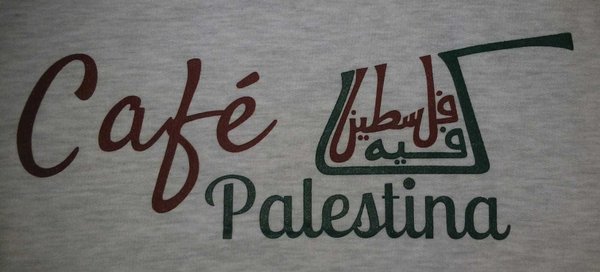 Café Palestina hoodie (grey)