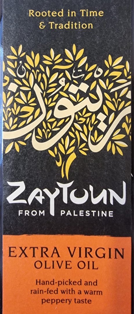 Zaytoun Palestinian Extra virgin olive oil