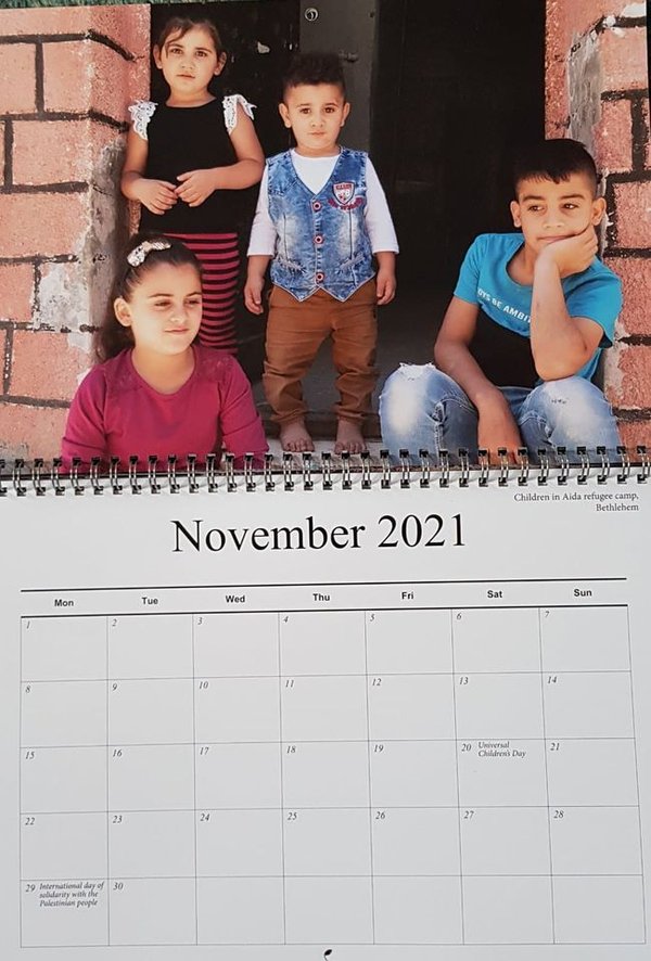 Palestine calendar 2021