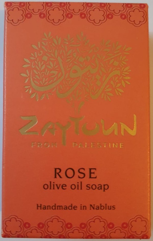Rose scented olive oil soap